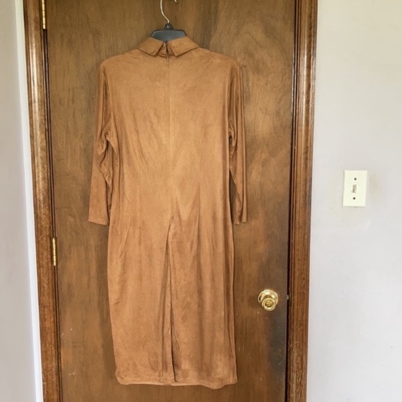 Sami & Jo camel colored collared dress size L - Picture 11 of 14